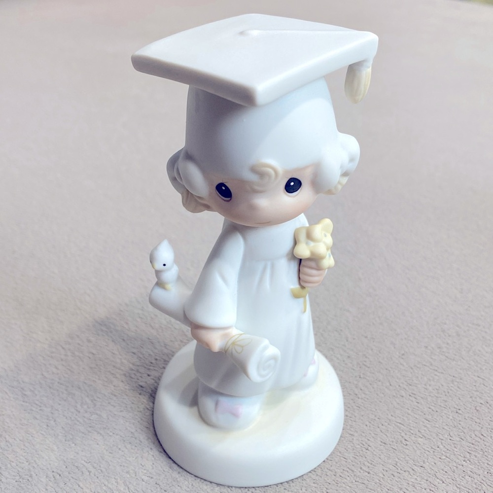 Precious Moments E-4721 "The Lord Bless You and Keep You" Pretty Graduation Girl